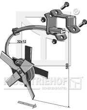 312-105070119 Brona nożowa lewa - Kongskilde 312-105070119.97