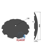 31-226KM-0450 Talerz zębaty O660x6 31-226KM-0450.97
