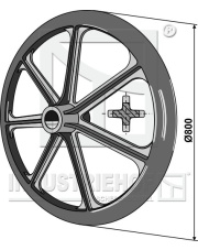 313-802 Koło wału Packera O800mm 313-802.97