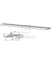 18100-81 Listwa do ładowaczy 90 x 22 mm ze stali St 70-2 18100-81.97