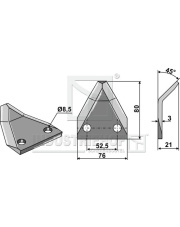 70-146 Nóż do paszowozu 70-146.97
