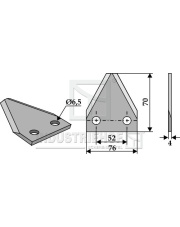 70-148 Nóż do paszowozu 70-148.97