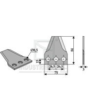 70-162 Nóż do paszowozu 70-162.97