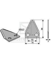 70-169 Nóż do paszowozu 70-169.97