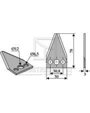 70-173 Nóż do paszowozu 70-173.97