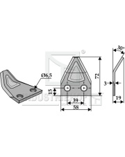 70-179 Nóż do paszowozu 70-179.97