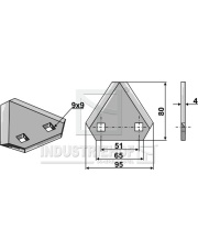 70-268 Nóż do paszowozu 70-268.97