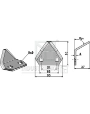 70-269 Nóż do paszowozu 70-269.97