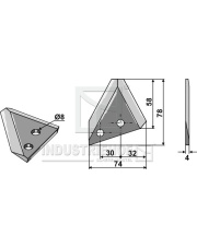 70-275 Nóż do paszowozu 70-275.97