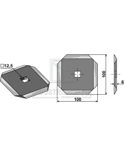 70-288 Nóż do paszowozu 70-288.97