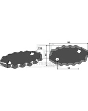 70-294 Nóż do paszowozu, lewy 70-294.97