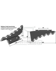 70-297 Nóż do paszowozu, lewy 70-297.97