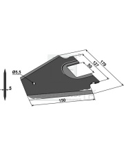 70-305 Noże do przyczep samozbierających 70-305.97