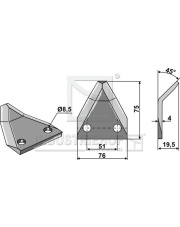 70-318 Nóż do paszowozu 70-318.97