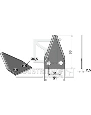 70-321 Nóż do paszowozu 70-321.97