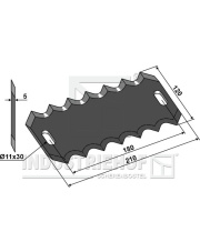 70-419 Nóż do paszowozu 70-419.97