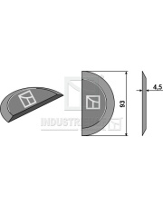 70-426 Nóż do paszowozu do przyspawania 70-426.97