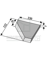 70-507 Nóż kątowy prawy 70-507.97