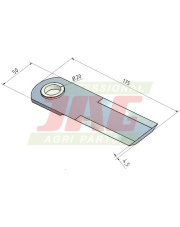 Nóż sieczkarni MWS Germany 60-0175-12-02-0.01