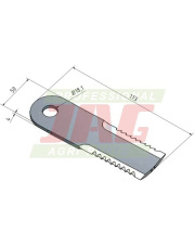 JAG41-0065 Nóż sieczkarni ruchomy MWS Germany-wycofany 84441392.01
