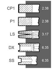 745823M91 Pierścienie tłokowe 745823M91.01