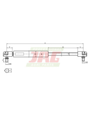 JAG99-1101 Siłownik gazowy JAG X800420491000.01
