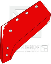 33.0085 Lemiesz z wymiennym dziobem - 14“ - lewy INDUSTRIEHOF 33.0085.97