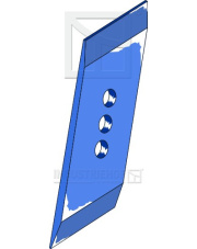 37.0006 Dziób lemiesza MP350L - lewy 37.0006.97