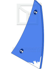 37.0009 Pierś VRP350W - 8mm - prawa 37.0009.97