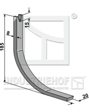 31-311J1050 Płoza pogłębiacza 31-311J1050.97