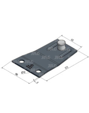 70-0140-06-02-2 Trzymak noża do kosiarki rotacyjnej MWS Germany 70-0140-06-02-2.01