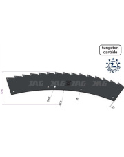 30-0580-72-01-2 Piła sieczkarni rotora zewn. lewa PREMIUM MWS Germany 30-0580-72-01-2.01