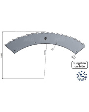30-0620-67-01-2 Piła sieczkarni rotora wewn. lewa PREMIUM MWS Germany 30-0620-67-01-2.01