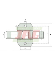 JAG04-0068 Przenośnik pochyły słomy (10.5) ROLLON-SOLID 650886.40