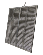 1720102M1 Sito żaluzjowe ocynkowane górne, lamela-10mm 1720102M1.02