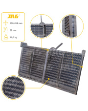 JAG25-0013 Sito żaluzjowe ocynkowane końcowe, lamela-22mm JAG PREMIUM AZ23217.00