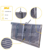 JAG25-0036 Sito żaluzjowe ocynkowane końcowe, lamela-22mm JAG PREMIUM AZ10144.00