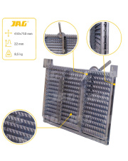 JAG25-0014 Sito żaluzjowe ocynkowane końcowe, lamela-22mm JAG PREMIUM AZ23420.00